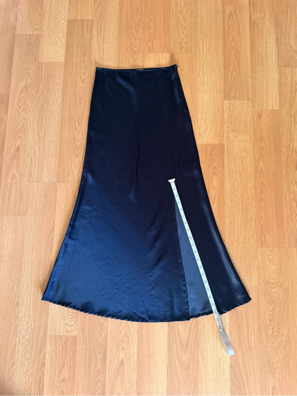 Whimsy + Row Navy A-Line Midi Skirt